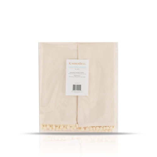 Kimberbell Ivory Linen Placemat Place Mat KDKB271