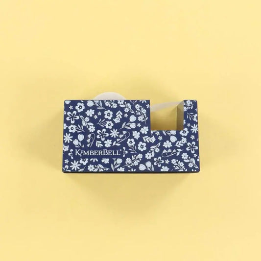 Kimberbell Navy Floral Tape Dispenser KDTL131