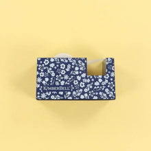 Load image into Gallery viewer, Kimberbell Navy Floral Tape Dispenser KDTL131 PREORDER PRODUCT DUE OUT END OF OCTOBER