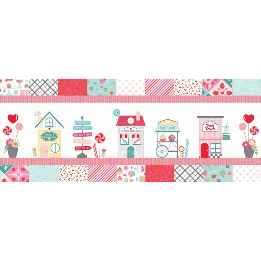 Kimberbell Sweetheart Street Embellishment Kit # KDKB1314 PREORDER DUE OUT 11/30/25