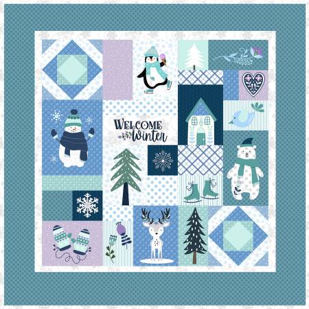Kimberbell KIT-MASENWI Enchanted Winter Fabric Kit CUT IN OUR STORE SOLD OUT UNTIL BEGINNING OF FEBRUARY