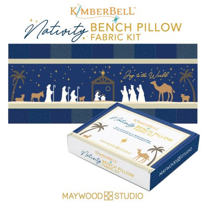 Kimberbell Nativity Bench Pillow Fabric Kit NO BOX - KITS ARE CUT IN OUR STORE