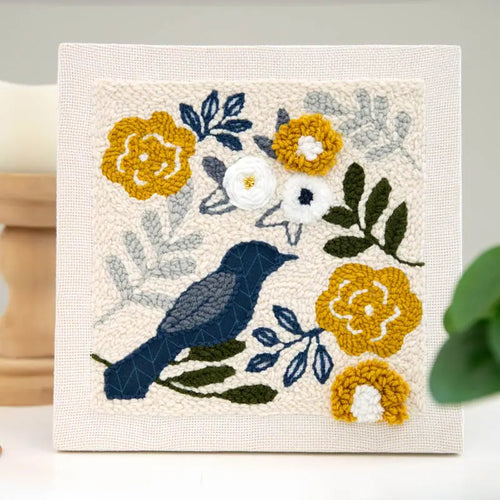 Kimberbell Punch Needle Embroidery Birdsong Bouquet Kit KPNK1008