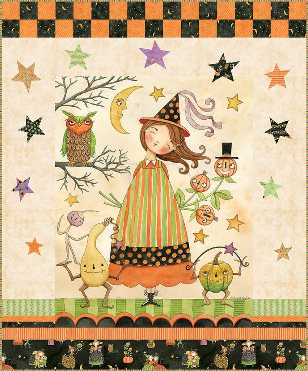 Riley Blake Ghoul Friends Panel Quilt Kit KT-16050