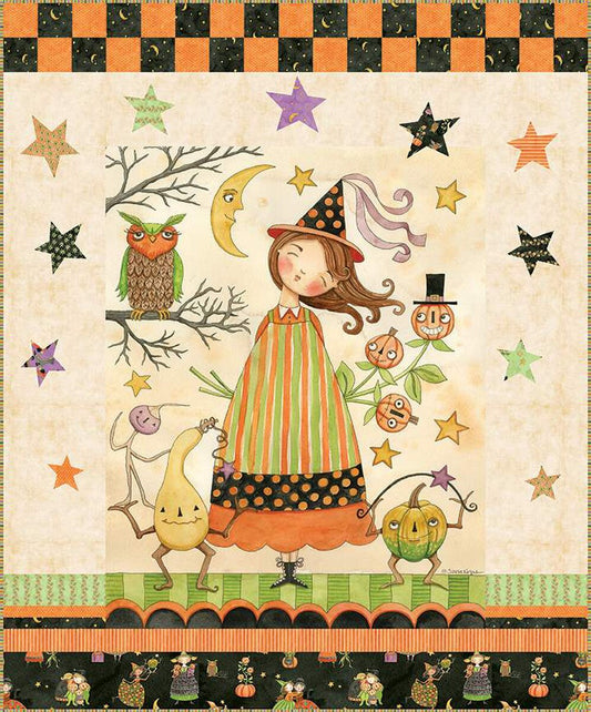 Riley Blake Ghoul Friends Panel Quilt Kit KT-16050
