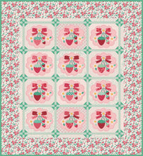 Load image into Gallery viewer, PREORDER Riley Blake Strawberry Crush Sew Along Quilt Kit by Lori Holt DUE OUT APRIL 2026