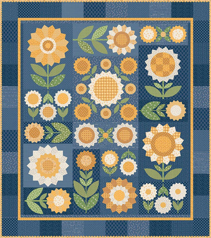 PREORDER Riley Blake Fresh as a Daisy Sew Along Quilt Kit SKU: KT-18132 DUE OUT NOVEMBER 2026
