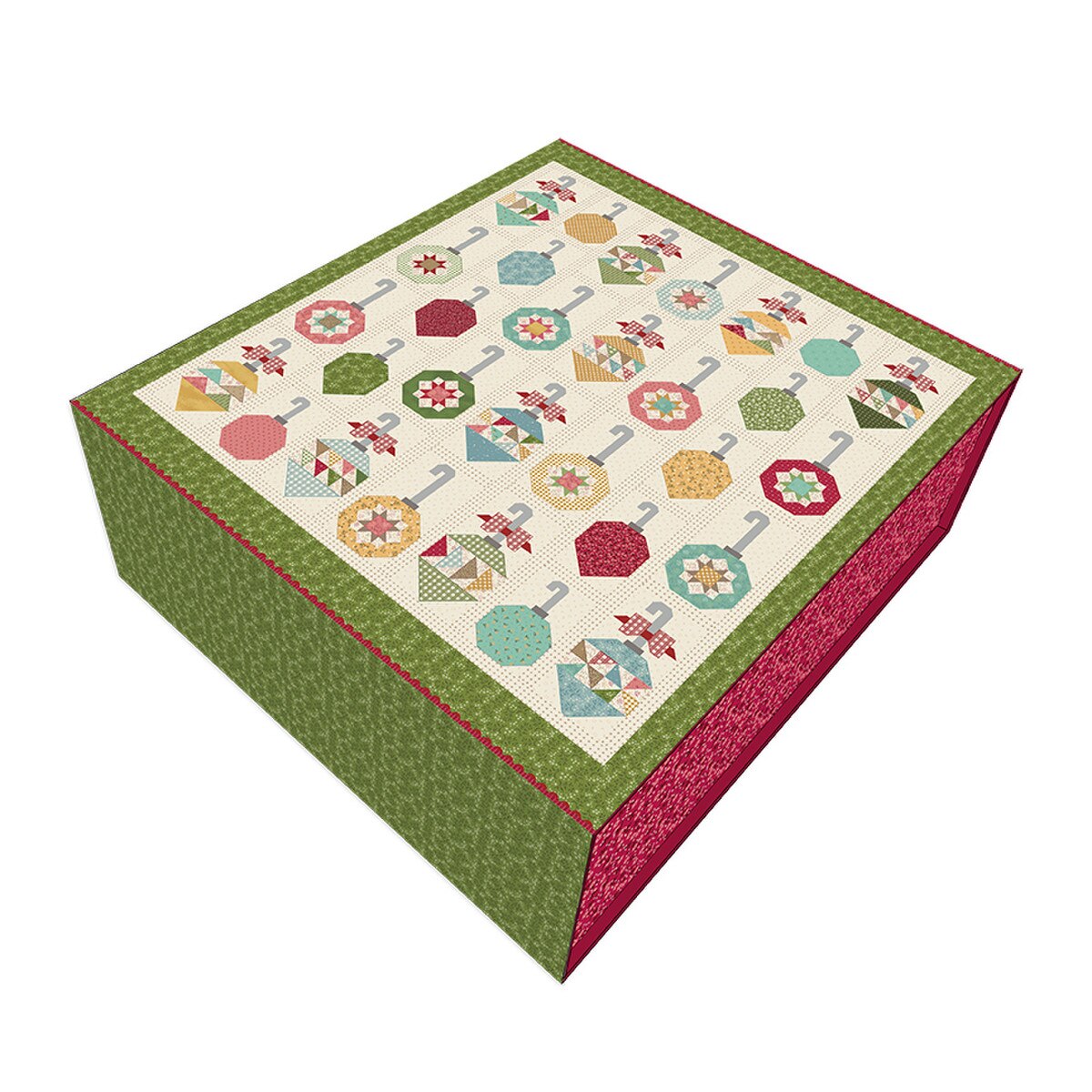 PREORDER Riley Blake Decorating the Tree Quilt Fabric Kit by Lori Holt KTME-36472 DUE OUT AUGUST 2026