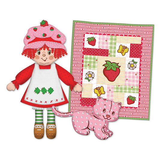 PREORDER Machine Embroidery Strawberry Shortcake™ Dolls & Doll Quilt Design & Fabric Kit (use the drop down menu to make your selection) Due out Dec. 2026