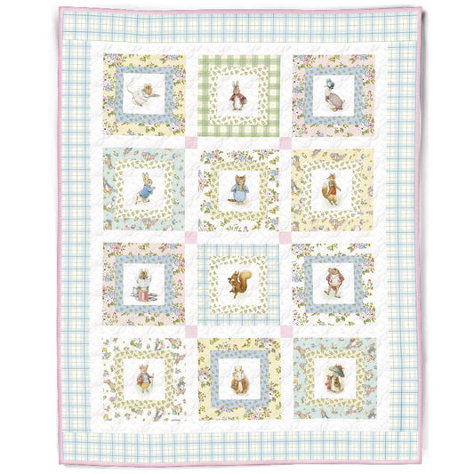 PREORDER Riley Blake Peter Rabbit and Friends Quilt FABRIC KIT ONLY KTME-36488 DUE OUT FEBRUARY 2027