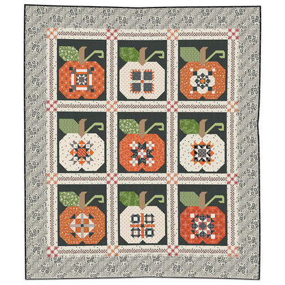 PREORDER Riley Blake Machine Embroidery Autumn Quilt Seeds Quilt Fabric Only Kit SKU: KTME-52795 DUE OUT APRIL 2027