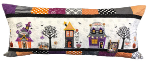 Kimberbell Twilight Boo-levard Bundle (Bench Pillow Fabric Kit, Machine Embroidery Designs and Embellishment Kit)