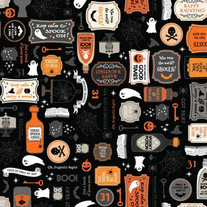Kimberbell Pumpkins and Potions Fabric Collection sold by the yard