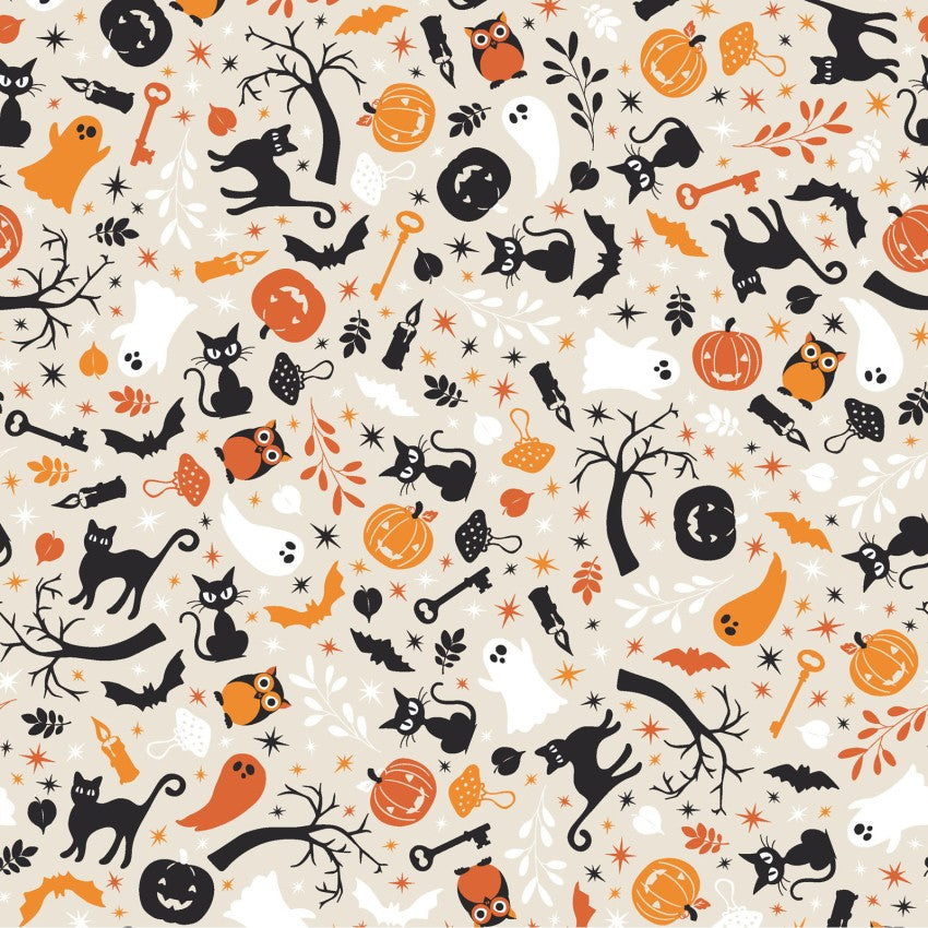 Kimberbell Pumpkins and Potions Fabric Collection sold by the yard