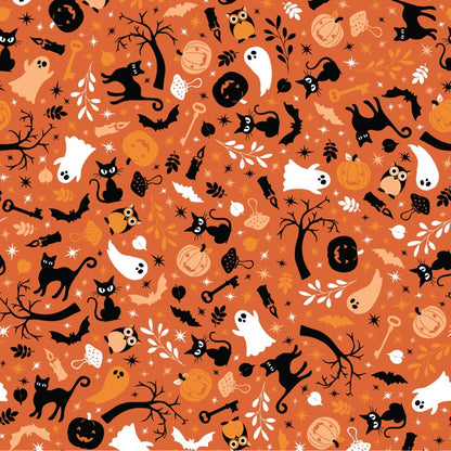 Kimberbell Pumpkins and Potions Fabric Collection sold by the yard