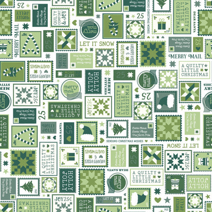 Kimberbell Mistletoe Mystery Quilt FABRIC KIT with Optional Backing fabric - USE drop down WINDOW TO CHOOSE YOUR OPTION  READY TO SHIP NOW / Border fabric will ship separately MARCH/APRIL