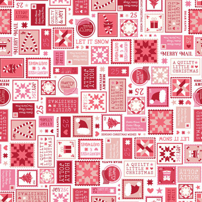 Kimberbell Mistletoe Mystery Quilt FABRIC KIT with Optional Backing fabric - USE drop down WINDOW TO CHOOSE YOUR OPTION  READY TO SHIP NOW / Border fabric will ship separately MARCH/APRIL