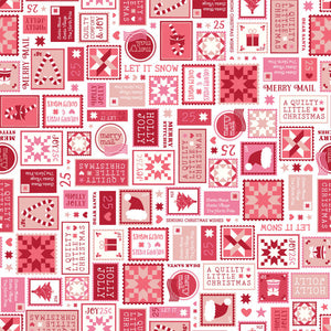 Kimberbell Mistletoe Mystery Quilt FABRIC KIT with Optional Backing fabric - USE drop down WINDOW TO CHOOSE YOUR OPTION