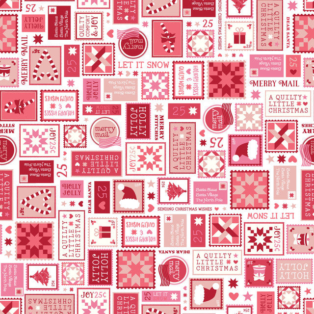 Kimberbell Mistletoe Mystery Quilt FABRIC KIT with Optional Backing fabric - USE drop down WINDOW TO CHOOSE YOUR OPTION  READY TO SHIP NOW / Border fabric will ship separately MARCH/APRIL