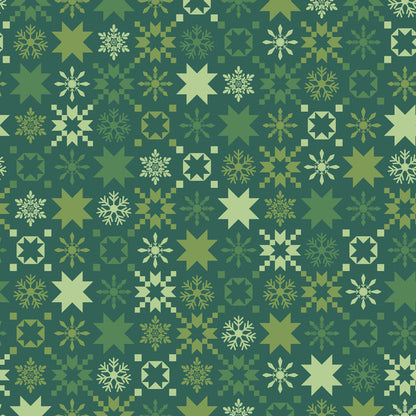 Kimberbell Mistletoe Mystery Quilt FABRIC KIT with Optional Backing fabric - USE drop down WINDOW TO CHOOSE YOUR OPTION  READY TO SHIP NOW / Border fabric will ship separately MARCH/APRIL