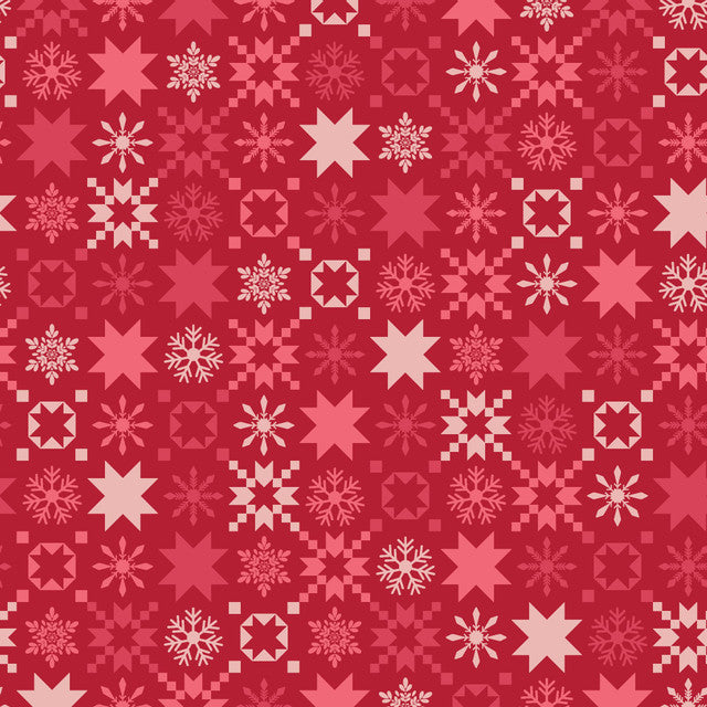 Kimberbell Mistletoe Mystery Quilt FABRIC KIT with Optional Backing fabric - USE drop down WINDOW TO CHOOSE YOUR OPTION  READY TO SHIP NOW / Border fabric will ship separately MARCH/APRIL