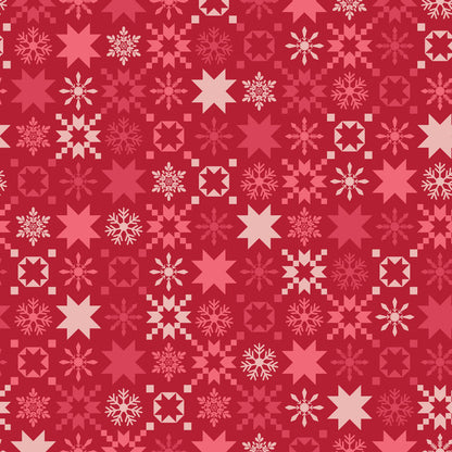 Kimberbell Mistletoe Mystery Quilt FABRIC KIT with Optional Backing fabric - USE drop down WINDOW TO CHOOSE YOUR OPTION  READY TO SHIP NOW / Border fabric will ship separately MARCH/APRIL