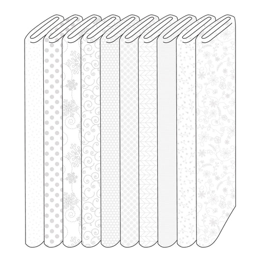 Kimberbell Basics Refreshed White on White Pre-Cuts