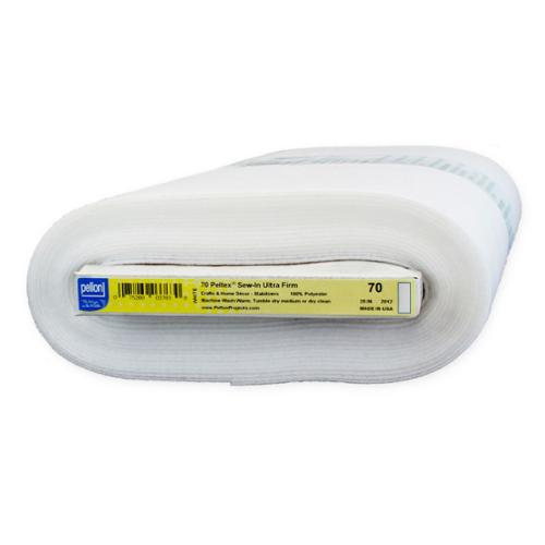 PEL70-WHI PeltexÂ® Sew-In Ultra Firm Stabilizer SOLD PER YARD