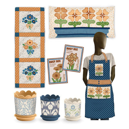 PREORDER Riley Blake Demin and Dasiy Machine Embroidery Garden Accents SKU: ME018GDA26R1 | Release Date November 2026