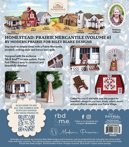 PREORDER Blake Machine Embroidery Homestead Prairie Mercantile SKU: ME207PH0626 DUE OUT APRIL 2026