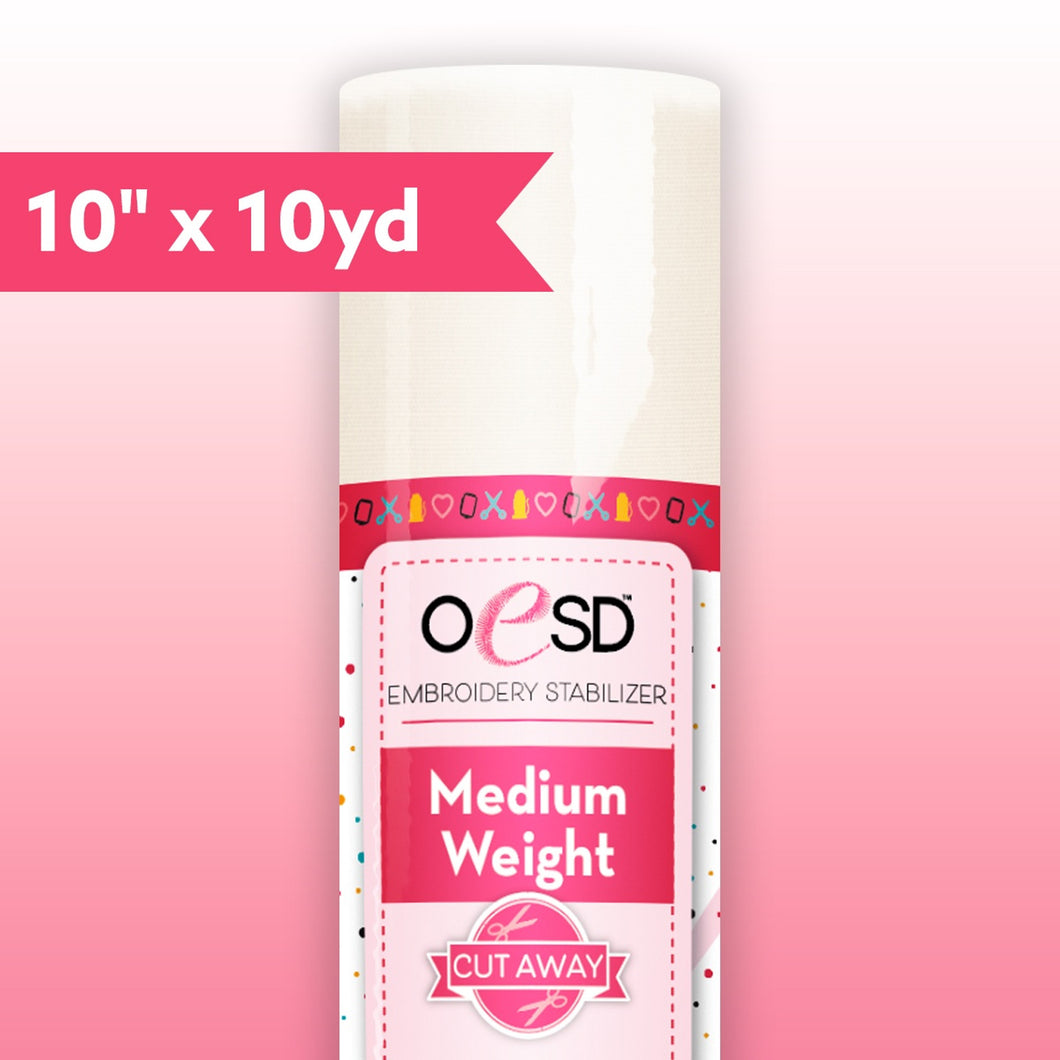 OESD Medium Weight CutAway Various Sizes 10