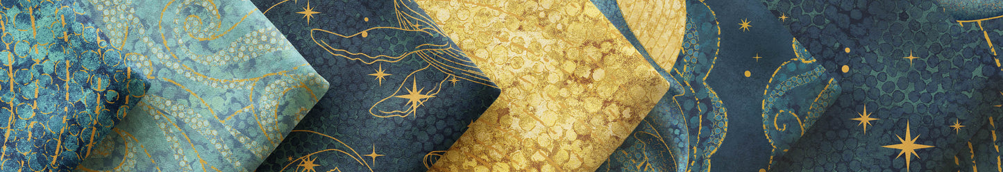 PREORDER Northcott Moonbeam-Shimmer Fabric Collection Sold by the Yard DUE OUT FEBRUARY 2027