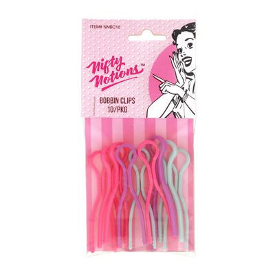 Nifty Notions 10 Count Bobbin Clips NNBC10