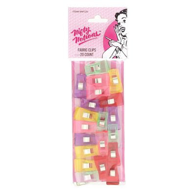 Nifty Notions Fabric Clip 20 Count NNFC20