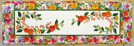 Janine Babich Spring is in the air! Table Runner Pattern # JBDSAIR Physical Design Leaflet OR Download Code Emailed to you