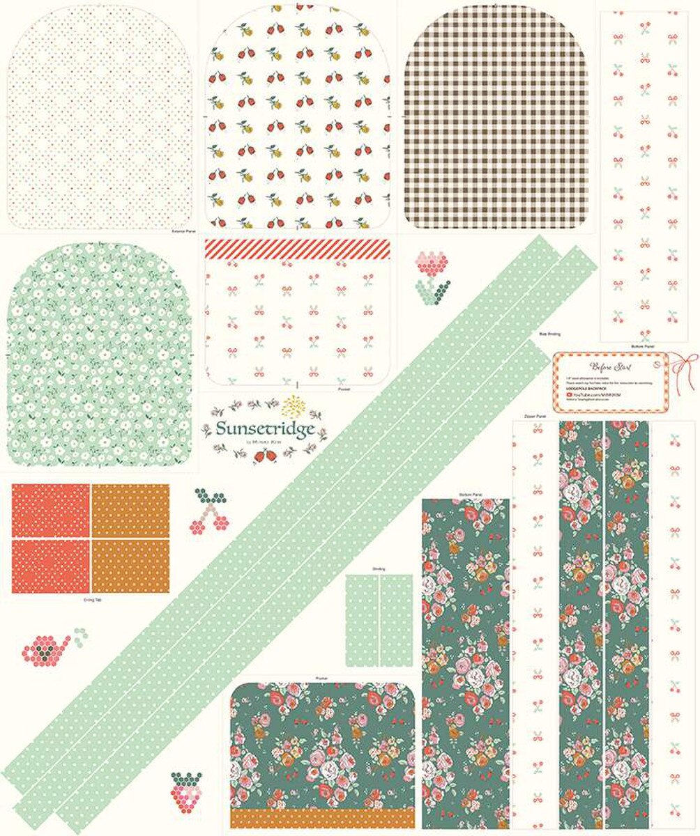 Riley Blake Sunsetridge Backpack Panel P15739-PANEL