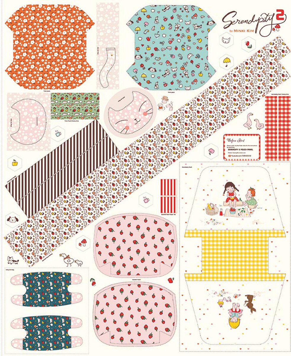 Minki Kim Serendipity 2 Pouch Panel P17308-PANEL