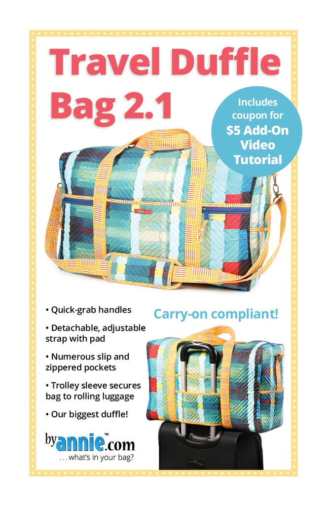 Byannies Travel Duffle Bag 2.1 Pattern