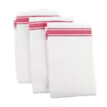 Retro Stripe Towel 3 Packs 18" x 28" Various Colors