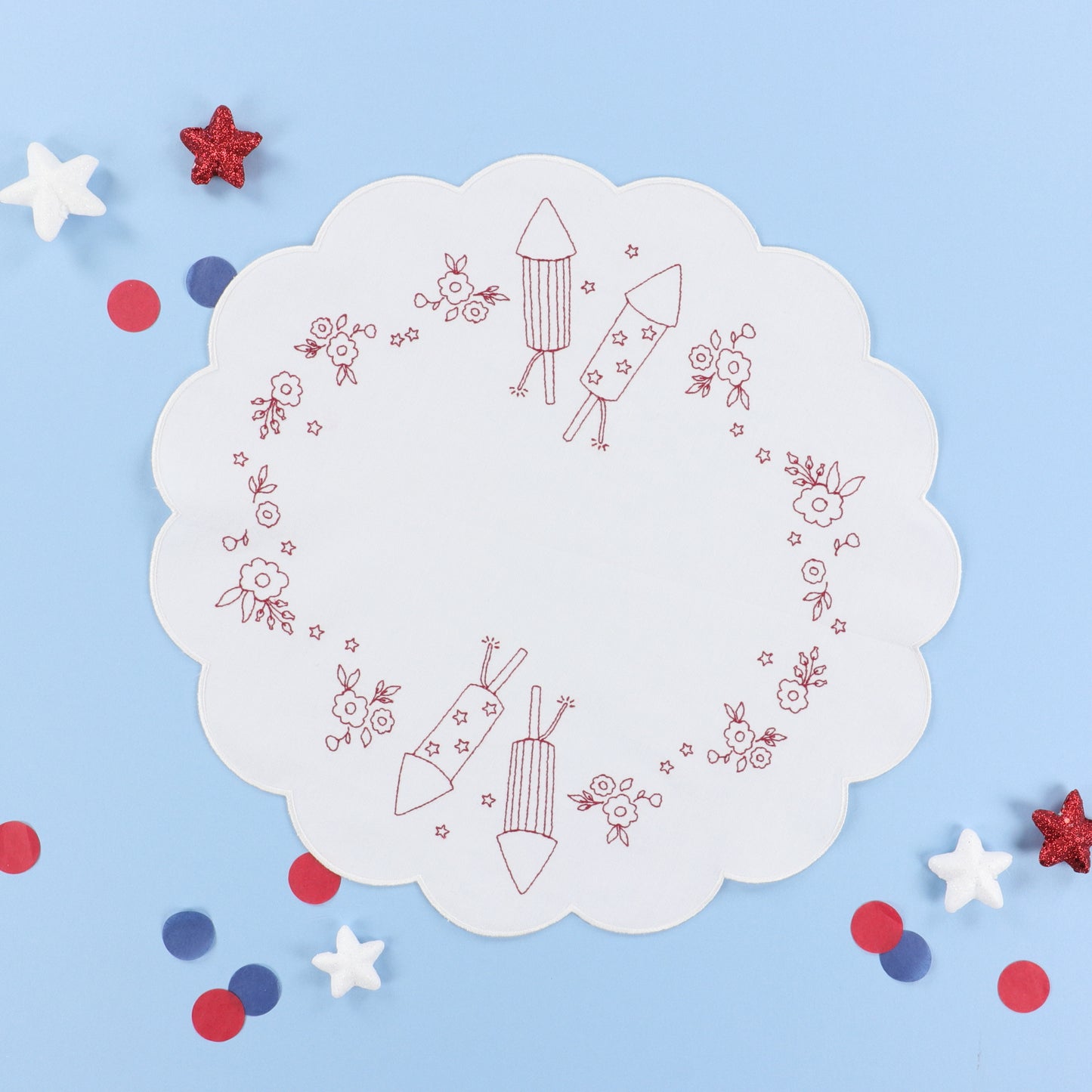 Kimberbell Scalloped Table Round KDKB288