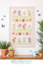 Load image into Gallery viewer, Kimberbell Digital Dealer 2025 Mystery Wallflower Quilt DESIGNS ONLY