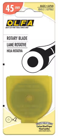 OLFA 45mm Rotary Blade Replacements 2 Pack RB45-2
