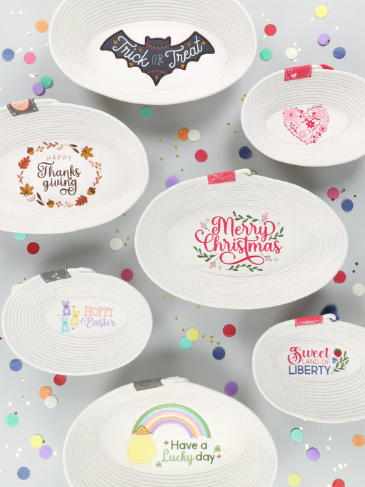 Kimberbell KD5145 Holiday Rope Bowls PAMPHLET with DOWNLOAD CODE or JUST DOWNLOAD CODE