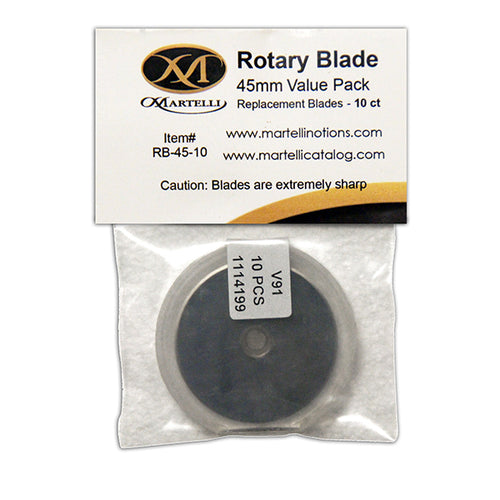 Martelli 45mm Replacement Rotary Blades 10/pk RB-45-10