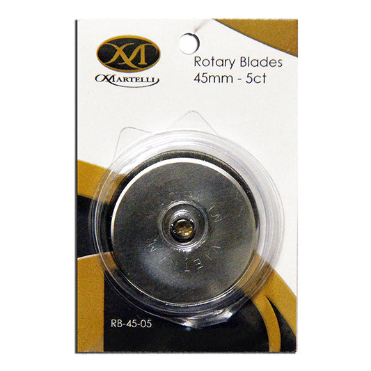 Martelli 45mm Replacement Rotary Blades 5/pk RB-45-05