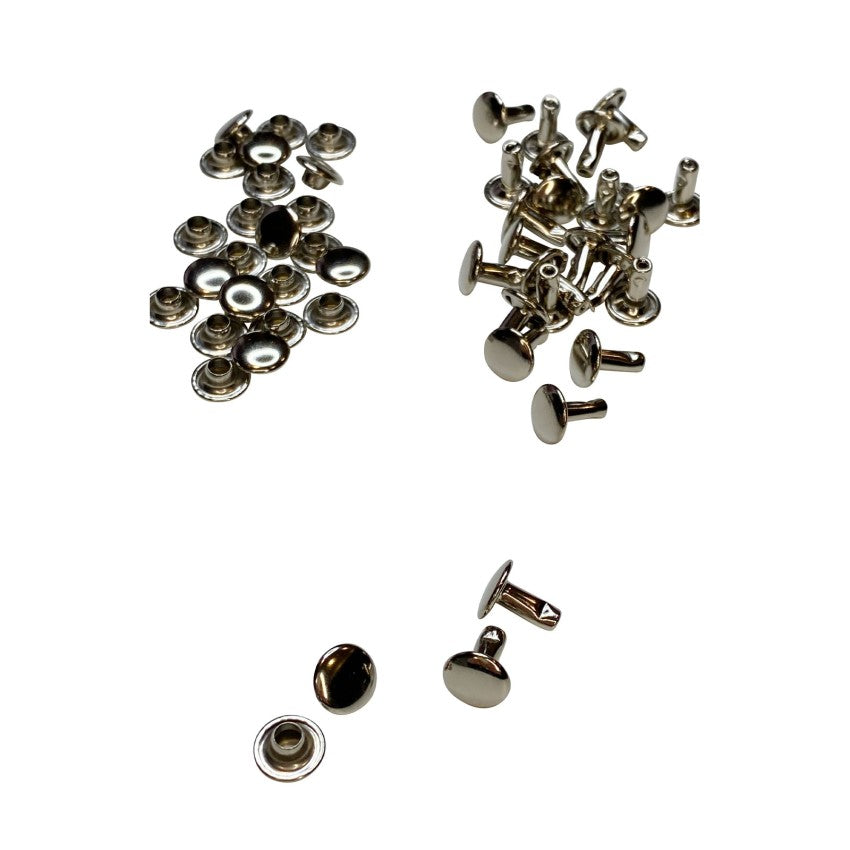 Sassafras Lane ChromeRivets SASSKIT 15N Set of 25 Nickle Rivet Sets