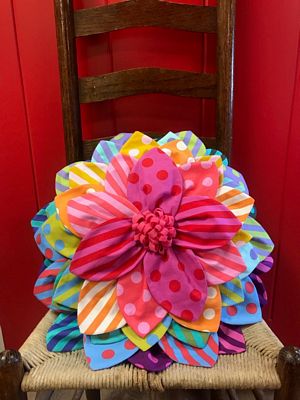 Sugar Bee Quilts Petal Pop Zinnia Pillow Pattern SBQ01