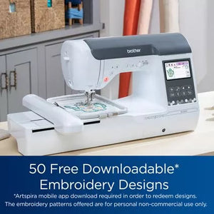 Brother SE2000 WLAN Combo Machine, 241 Stitches, 193 built-in designs, 5 x 7 Hoop