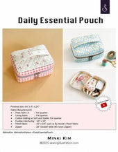 Load image into Gallery viewer, Minki Kim Daily Essential Pouch Pattern  SI-BP10