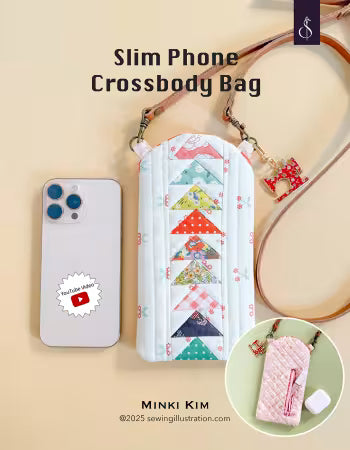 Minki Kim Slim Phone Crossbody Bag Pattern # SI-BP16